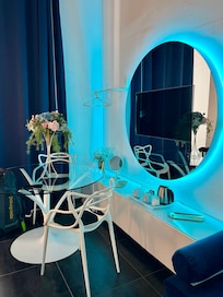 Beautiful decor in our room.