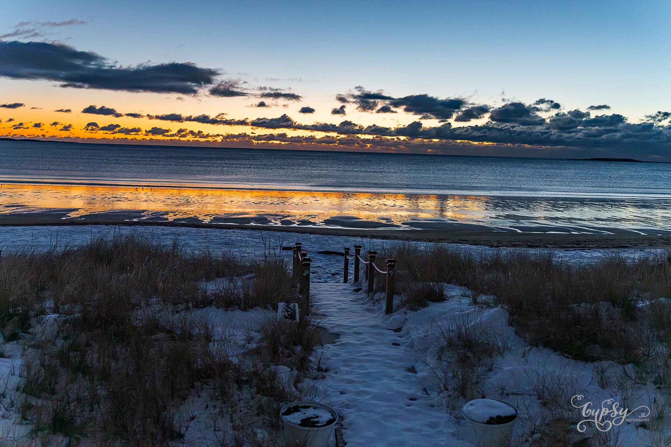 Sunrise from back deck