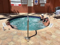 Lovely hot tub time