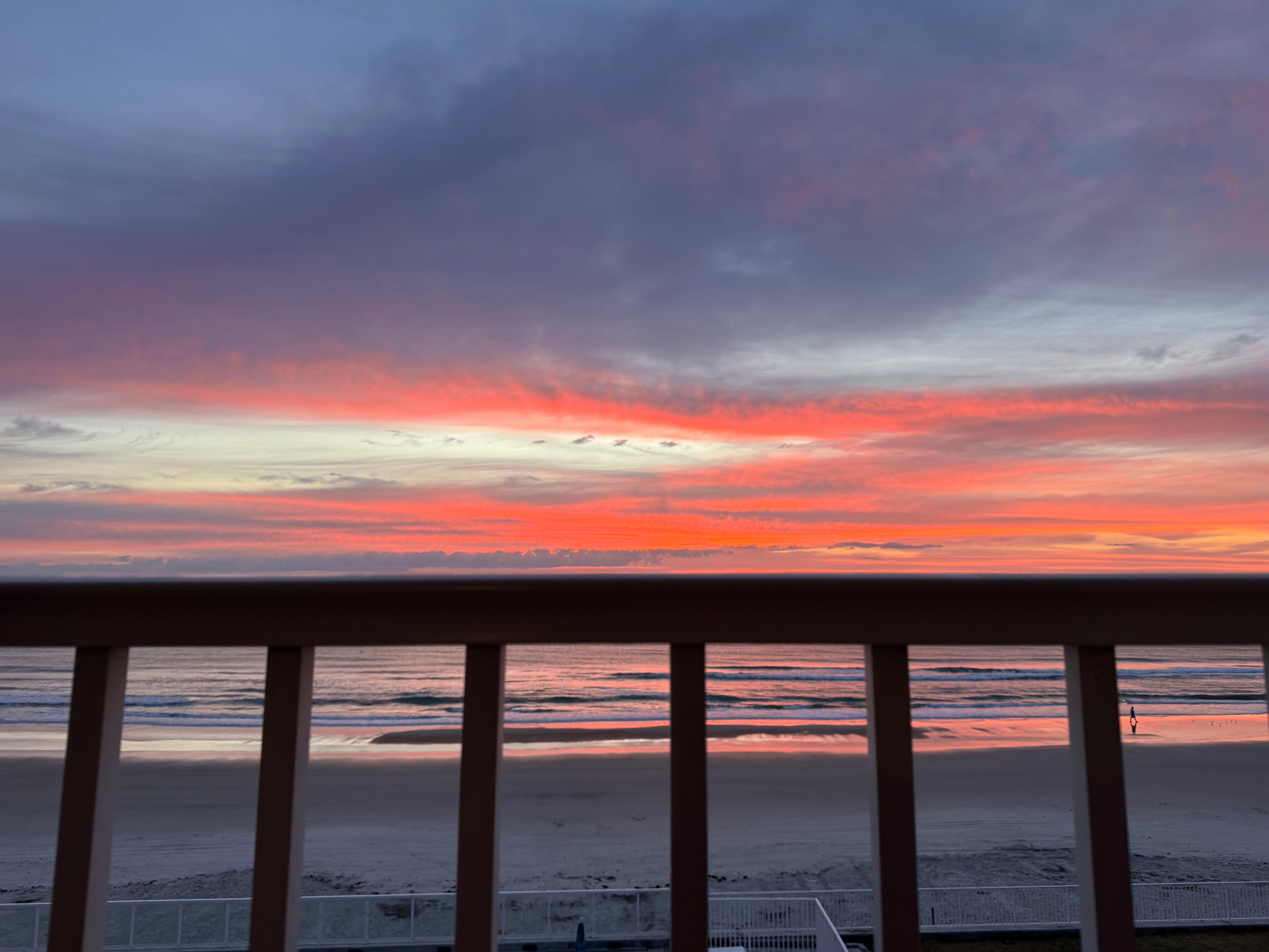 View from condo balcony this morning. 