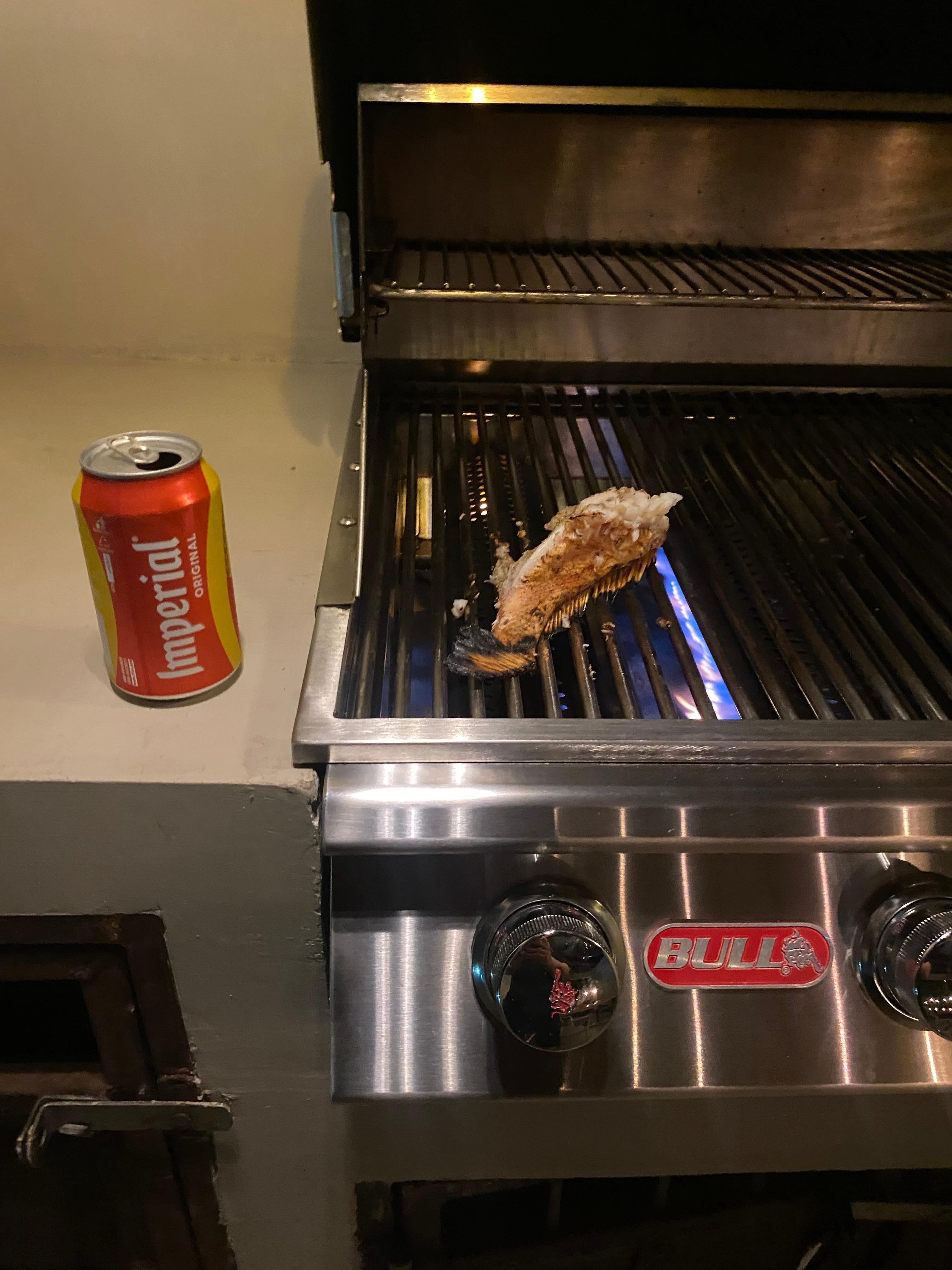Did I tell you the grill was clean!