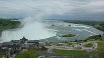The room view from the 16th floor facing Niagara Falls