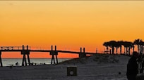 Sunset at the peir