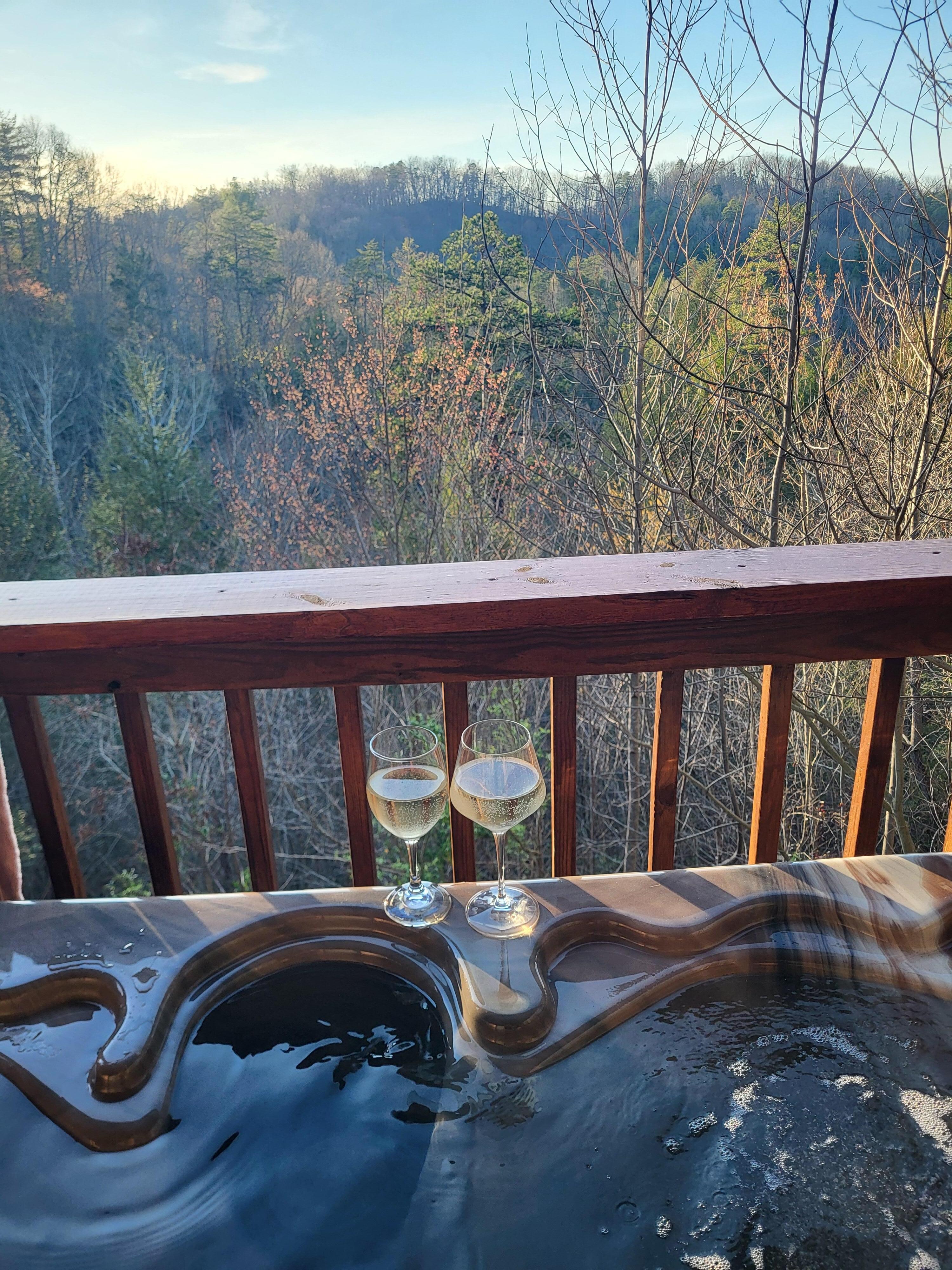 Hot tub view