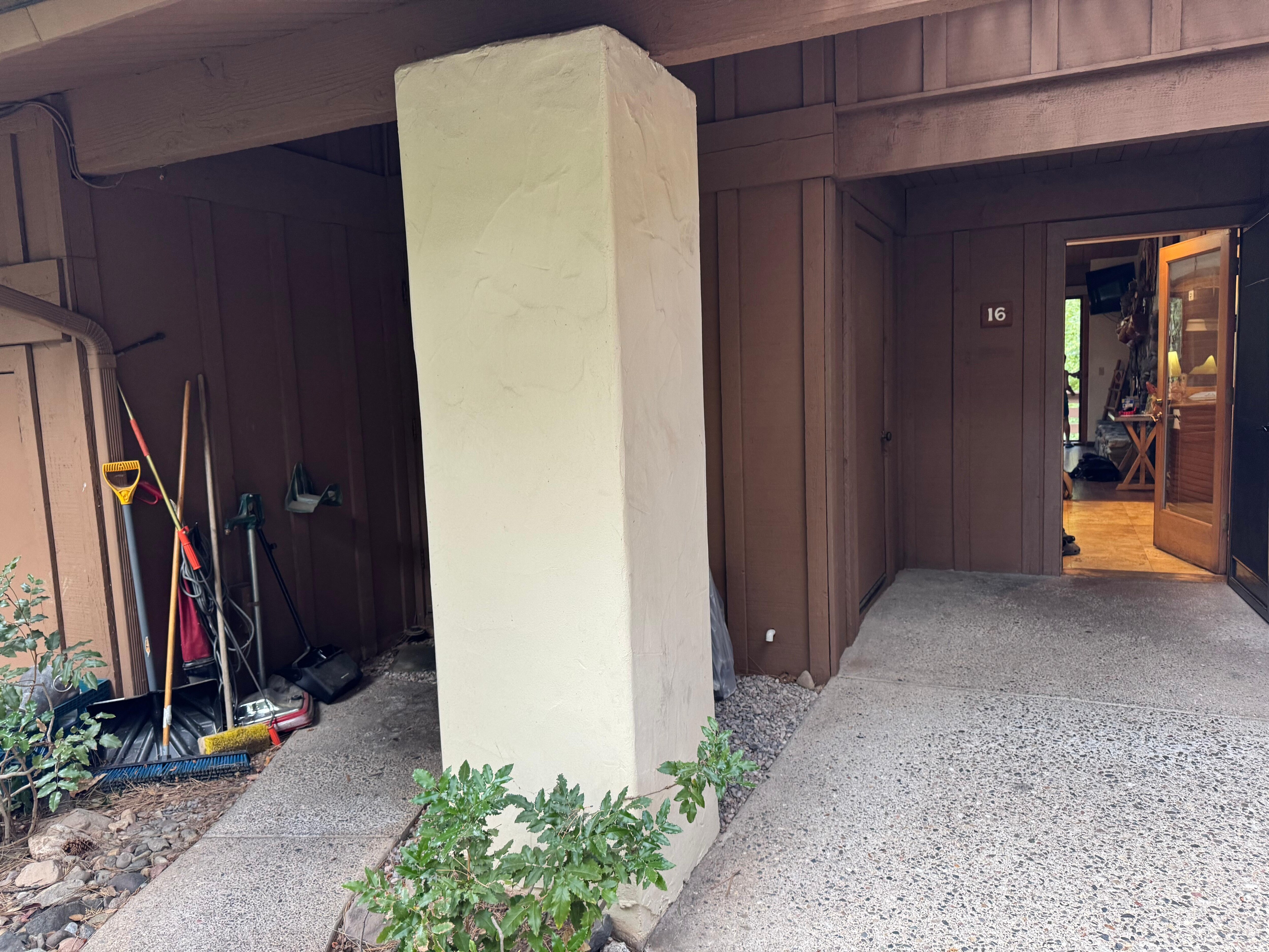 Our front door.