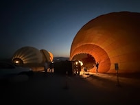 Hot air balloon excursion