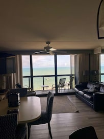 Ocean views from multiple rooms.