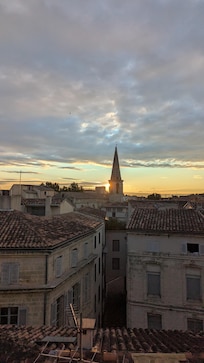 Morgenstimmung auf der Dachterrasse