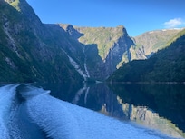 Abreise mit dem Boot