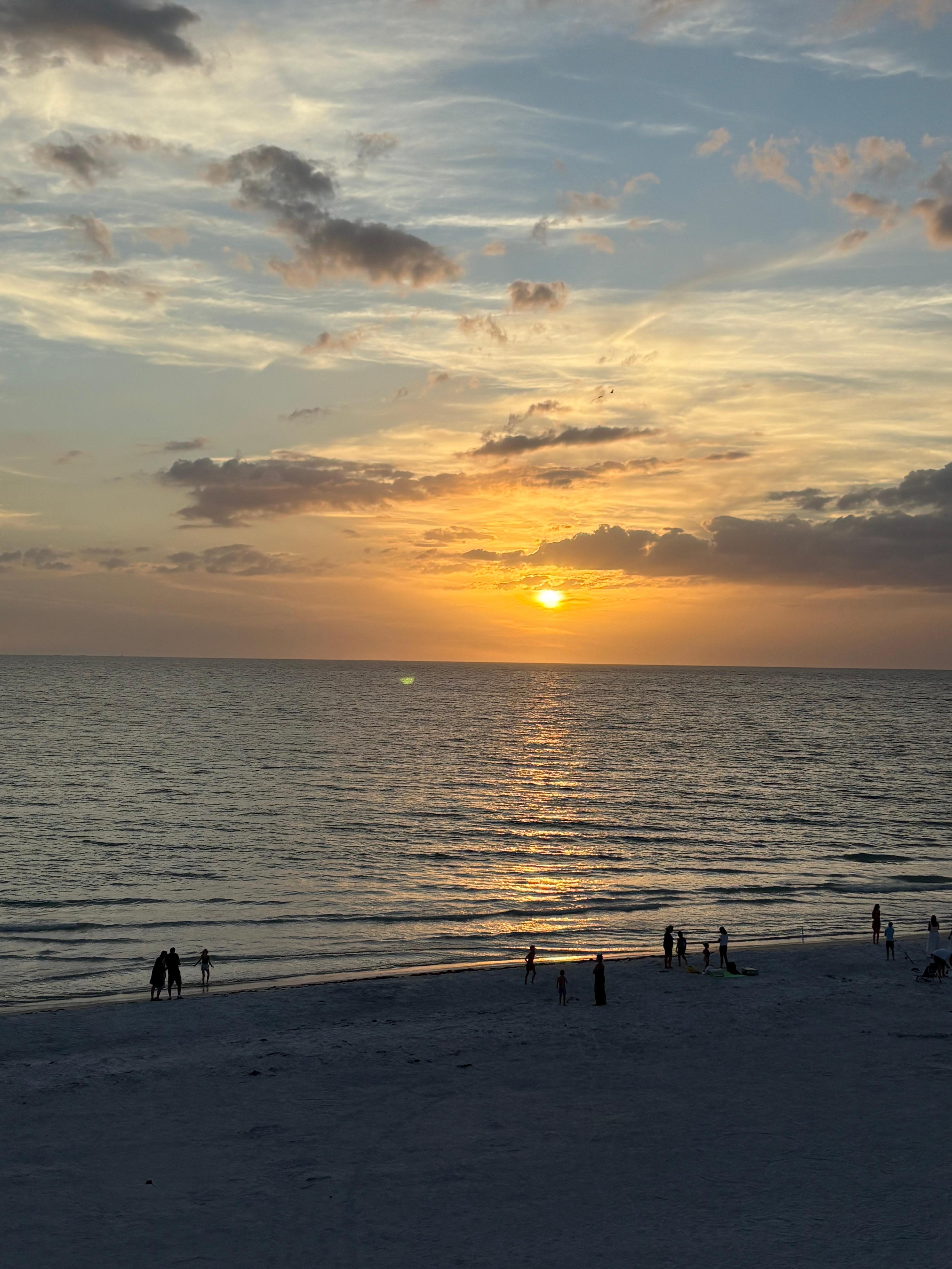 Beautiful sunset view