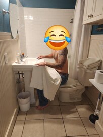 Tiny, but cleaner bathroom