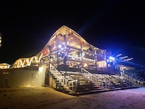 The restaurant beside the see