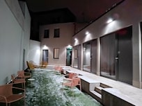 庭に面した1階のシングルルーム