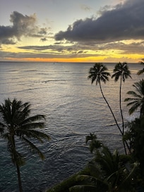 Beautiful sunset in evening