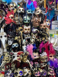 Håndmalte masker fra Venezia