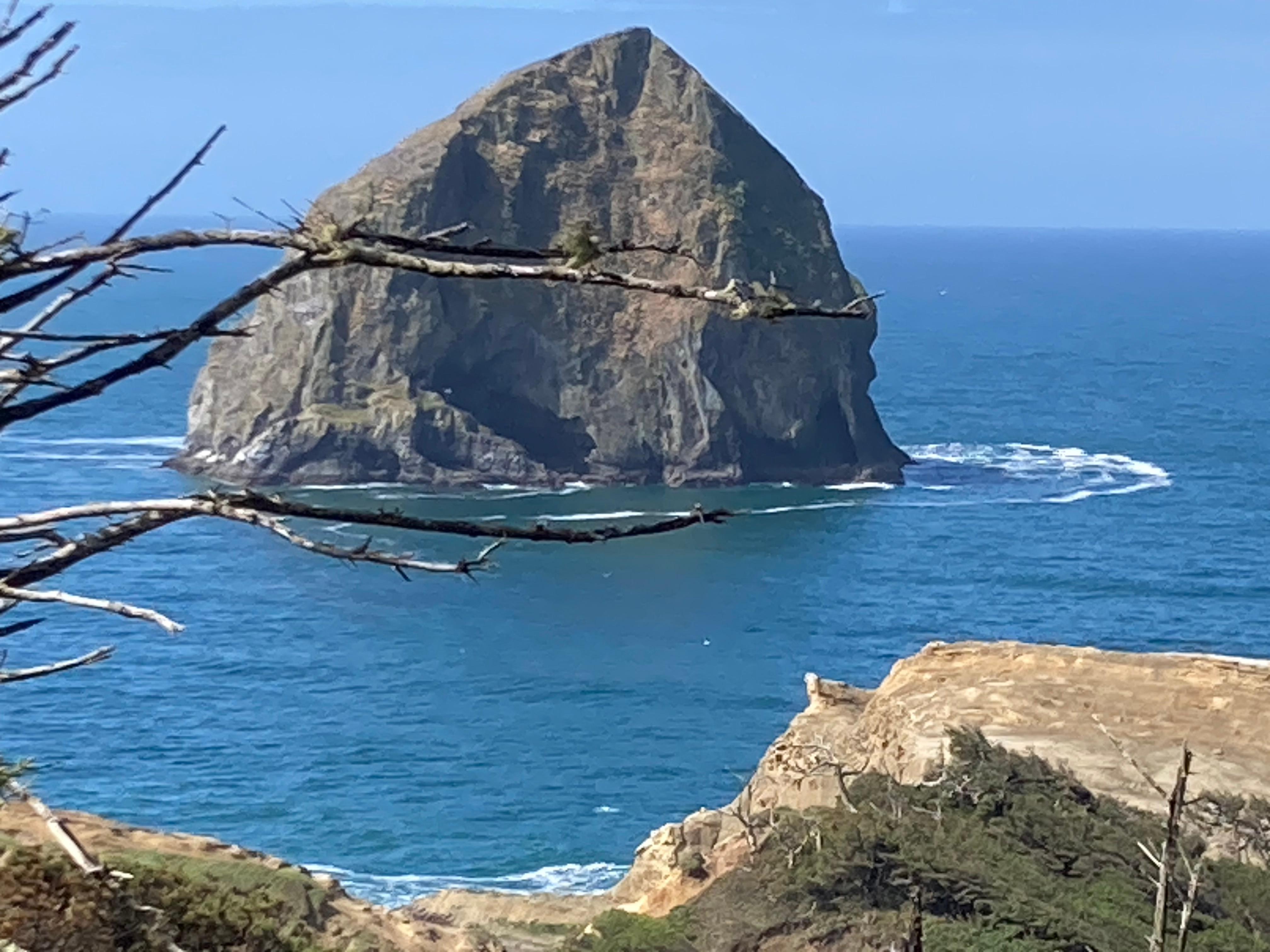 On top of Cape Kiwanda….what a great hike