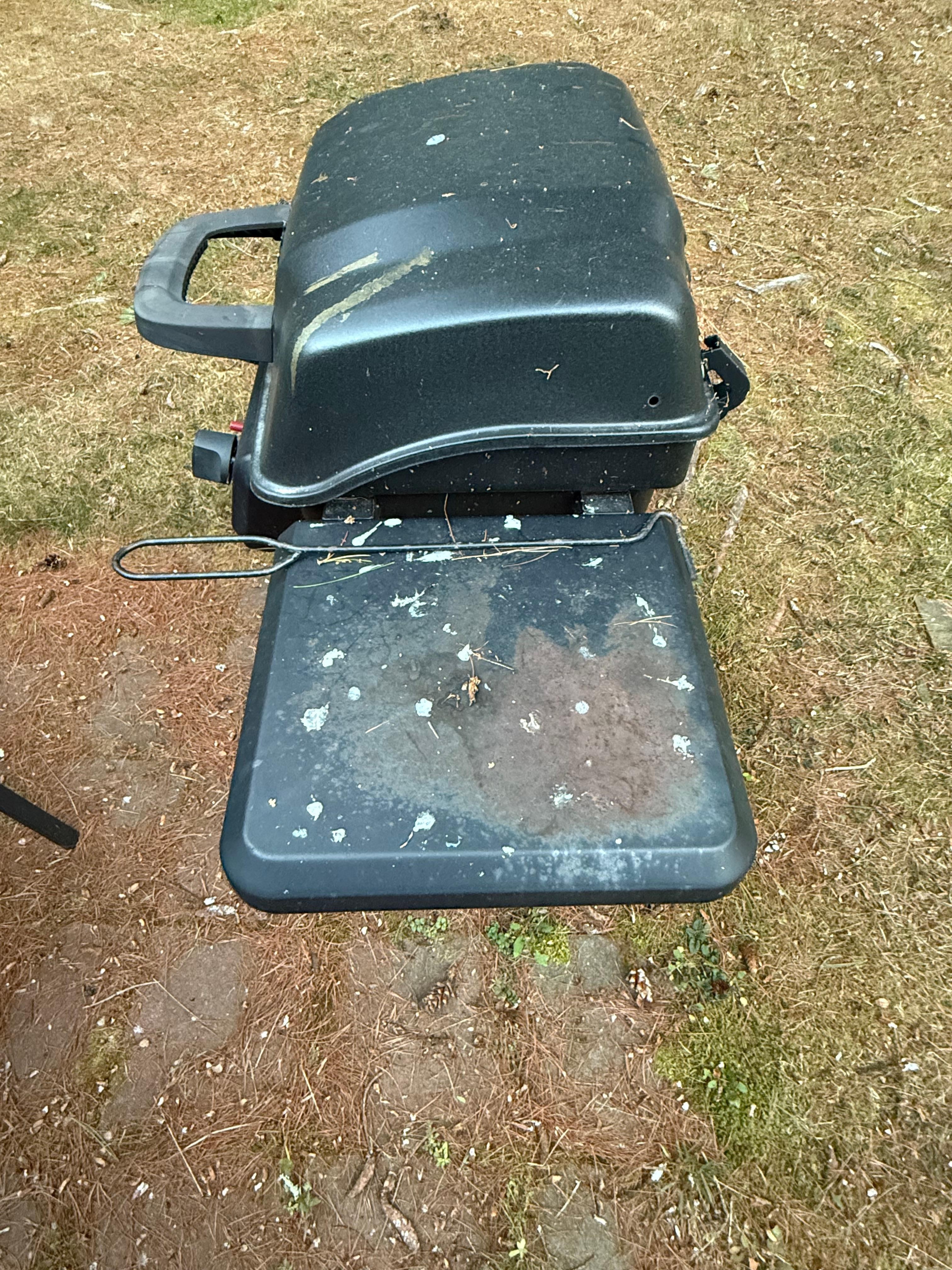 Grill was covered in bird poop. 