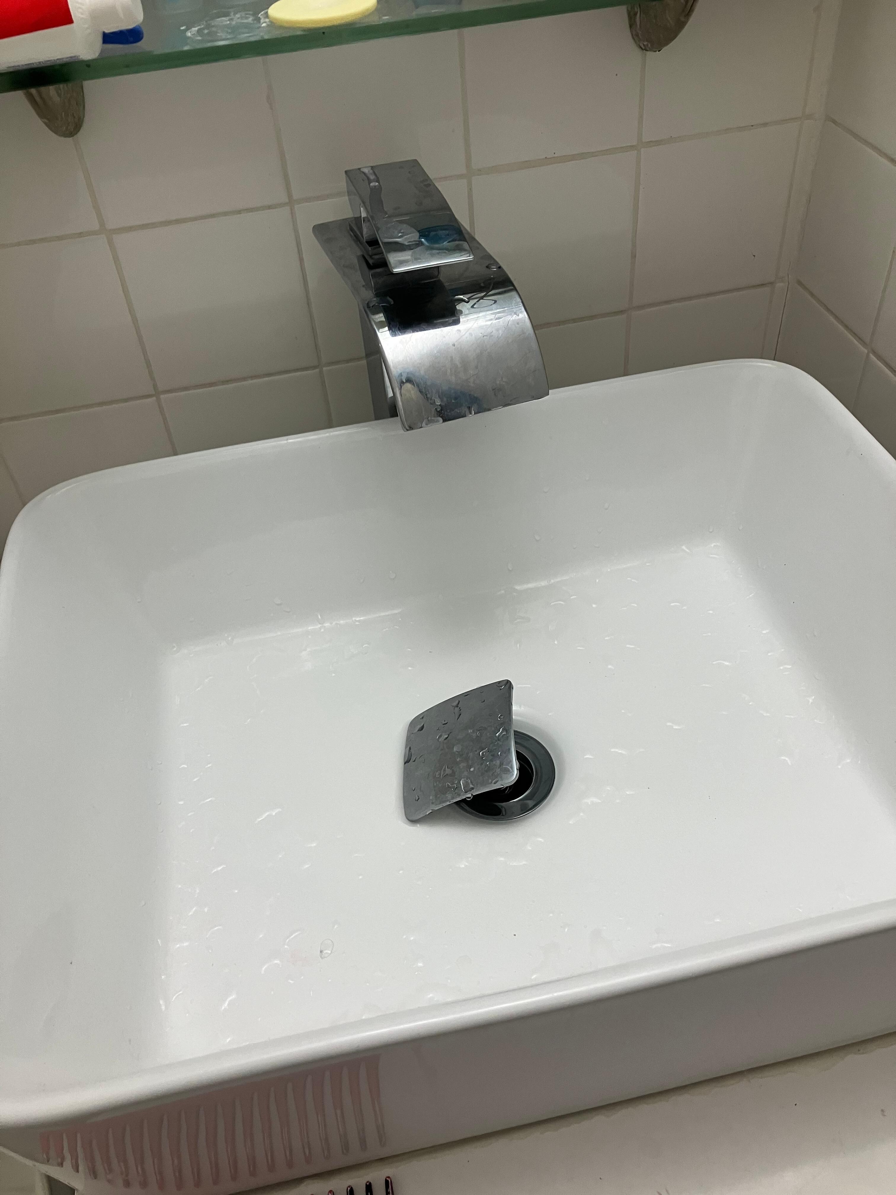 Broken faucet and stopper