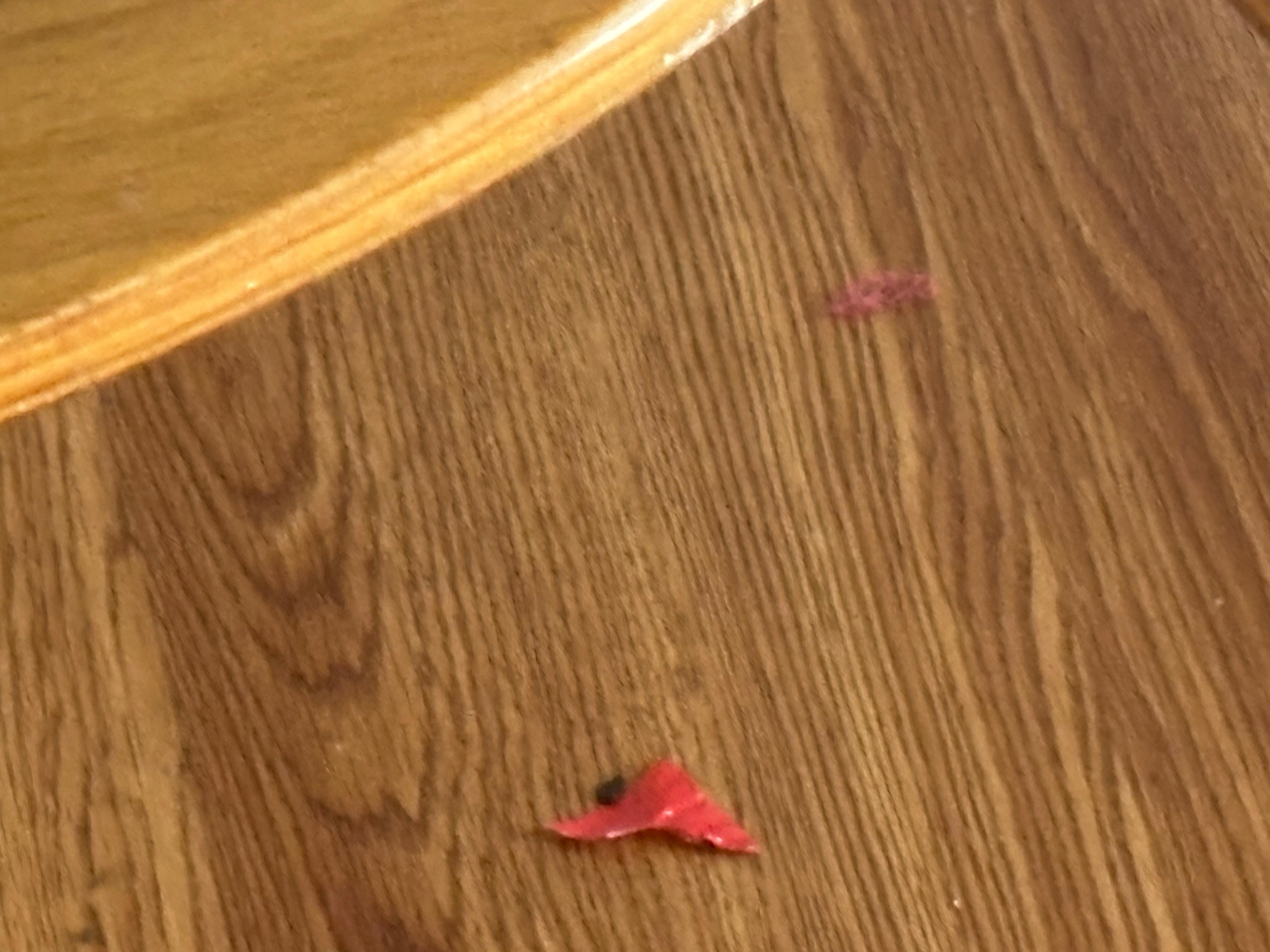 Random items on the floor of the room