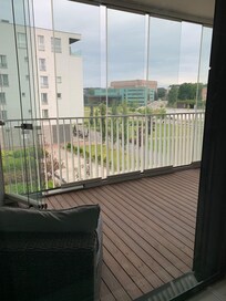 Covered big balcony