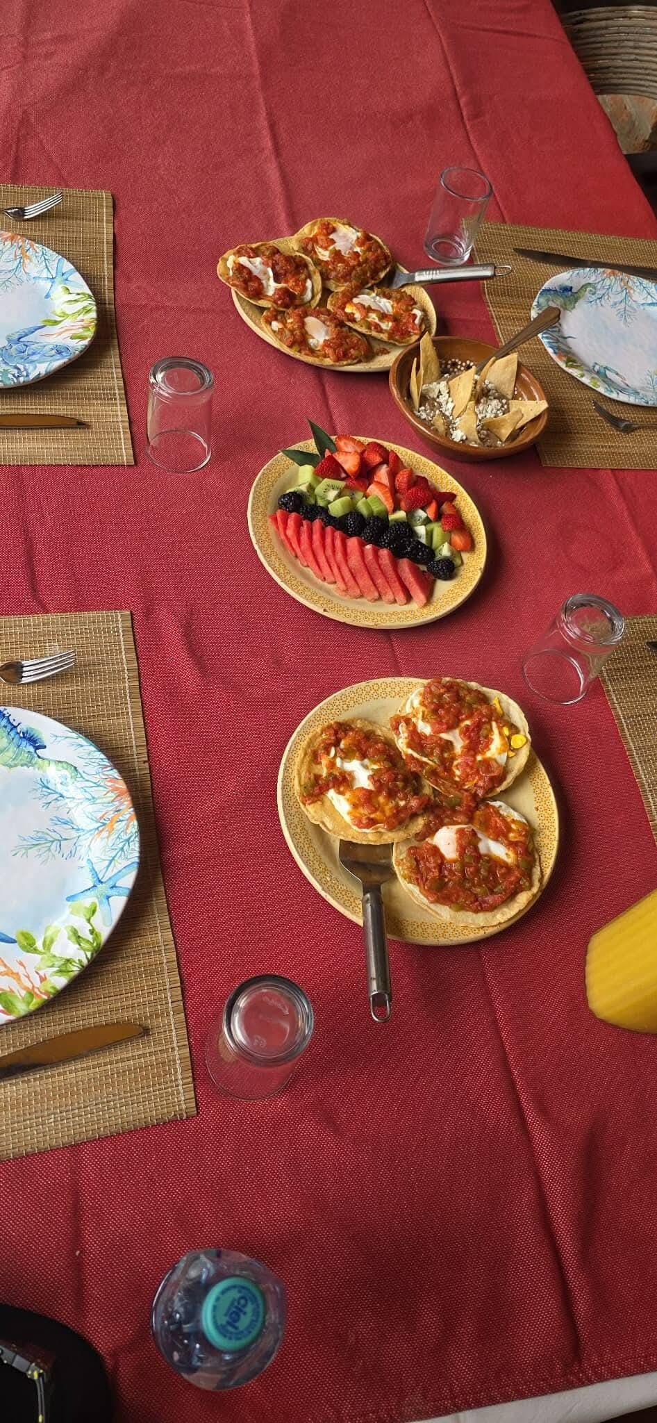 Breakfast from our chef!! 