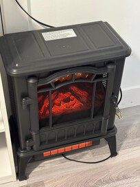 Warm gas heater.