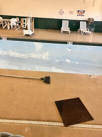 Said there was a pool but out of order
