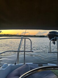 The view from the boat.