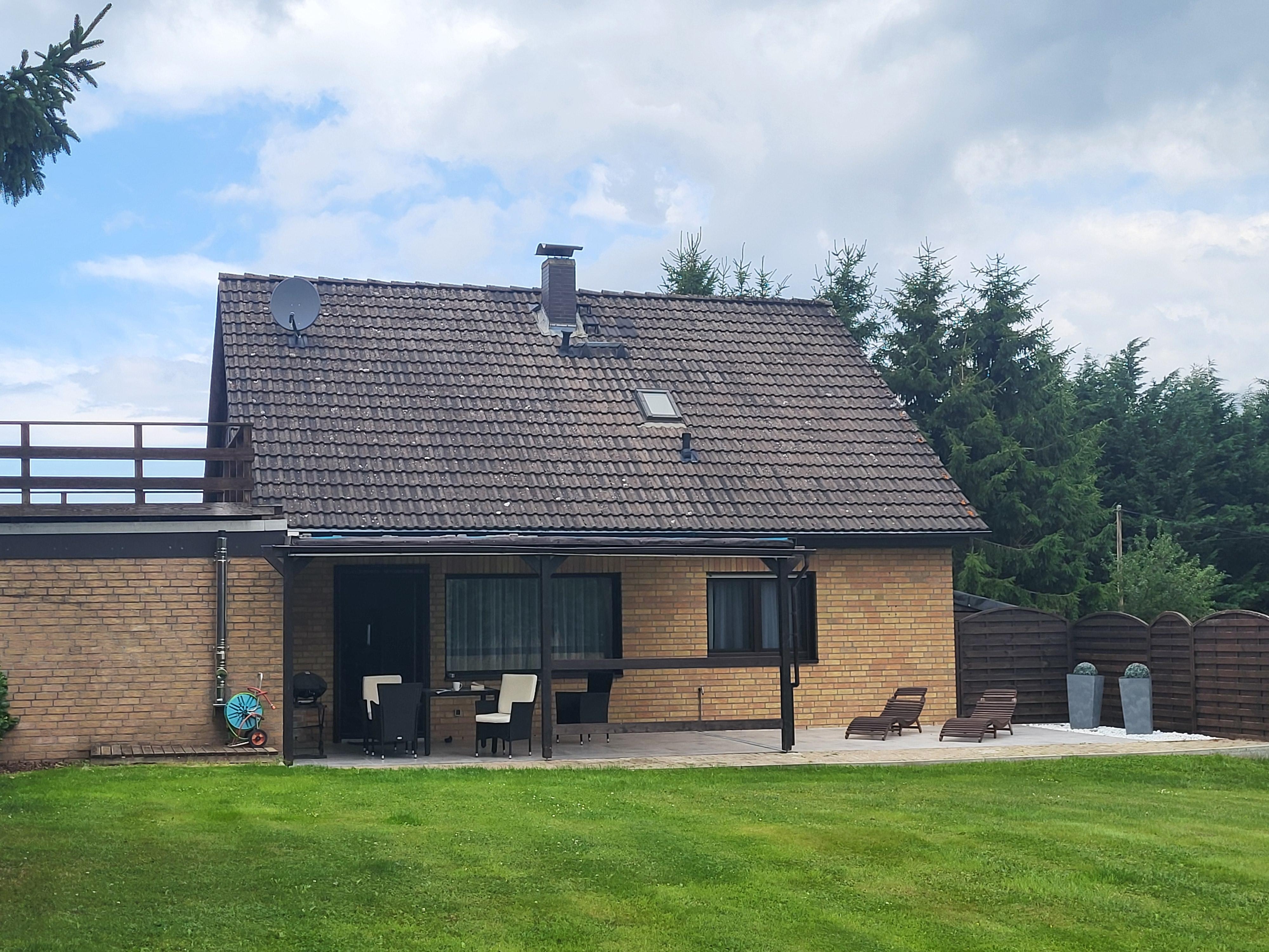 Rückansicht des Hauses