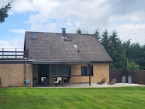 Rückansicht des Hauses