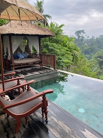 The view from our private pool.