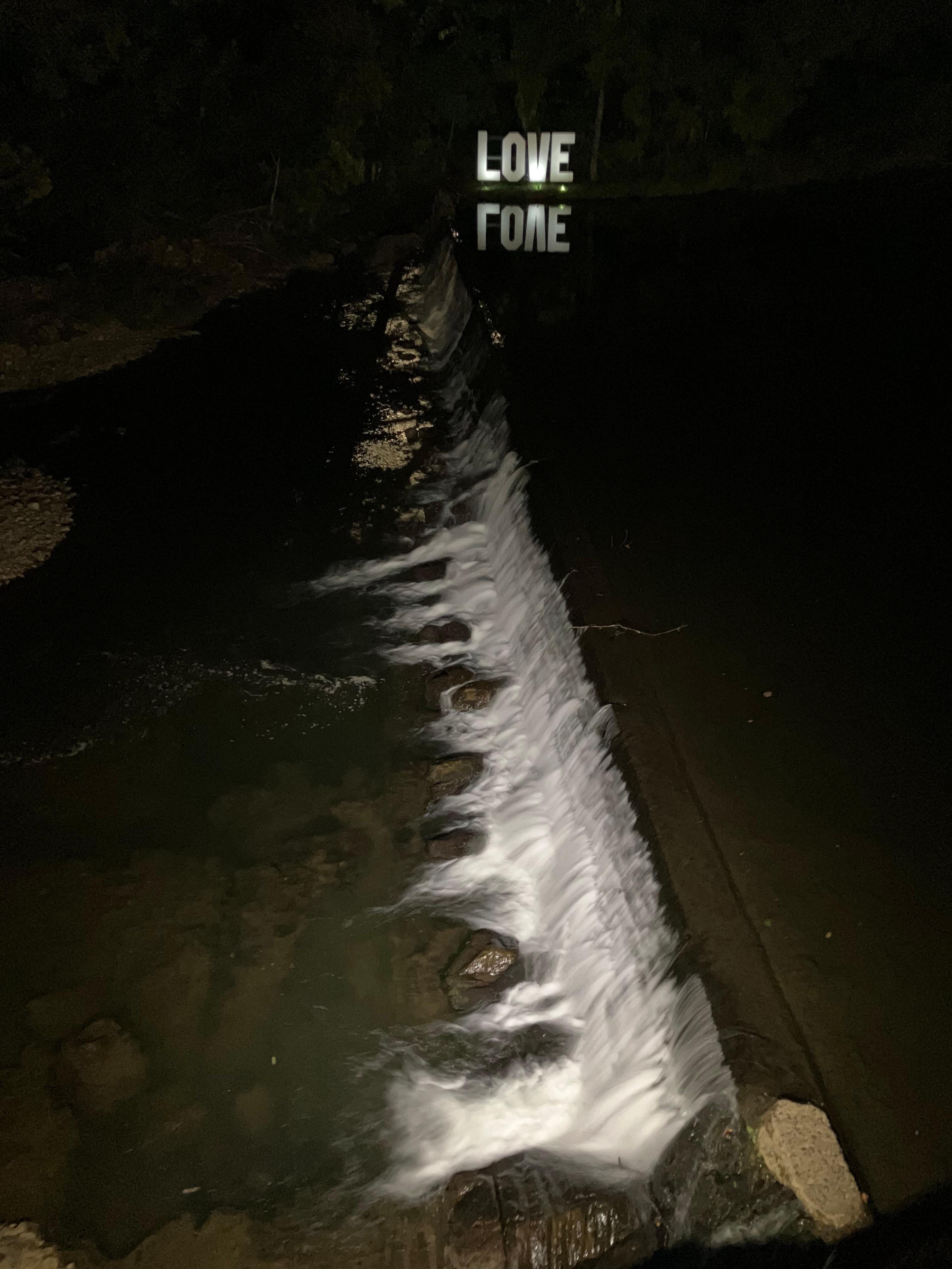 View from our balcony…