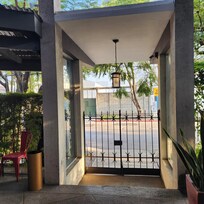 Front Entrance Control Access gate.