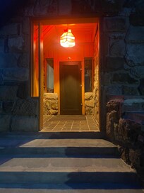 Inviting front entrance