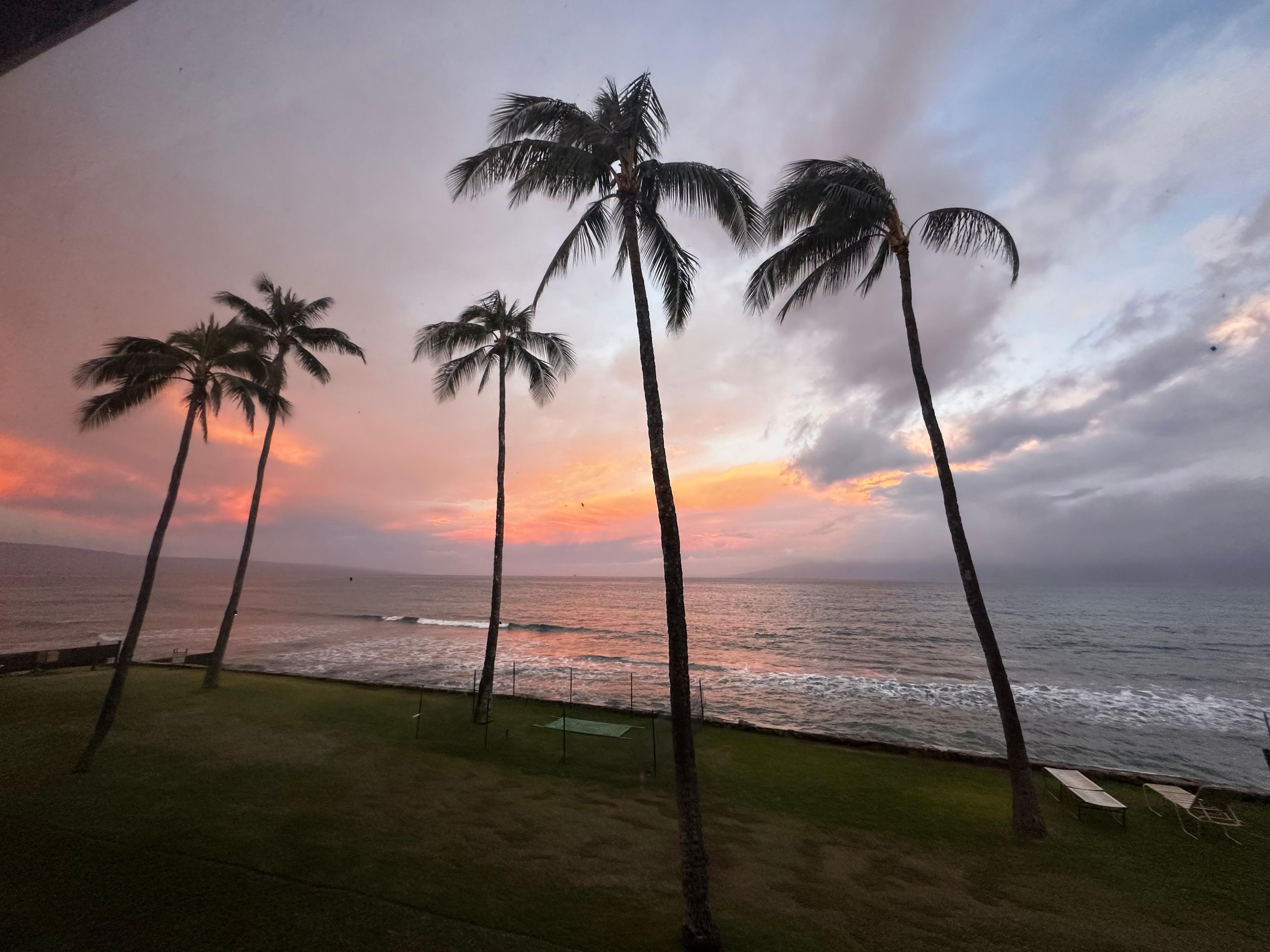 Morning sunrise from the balcony