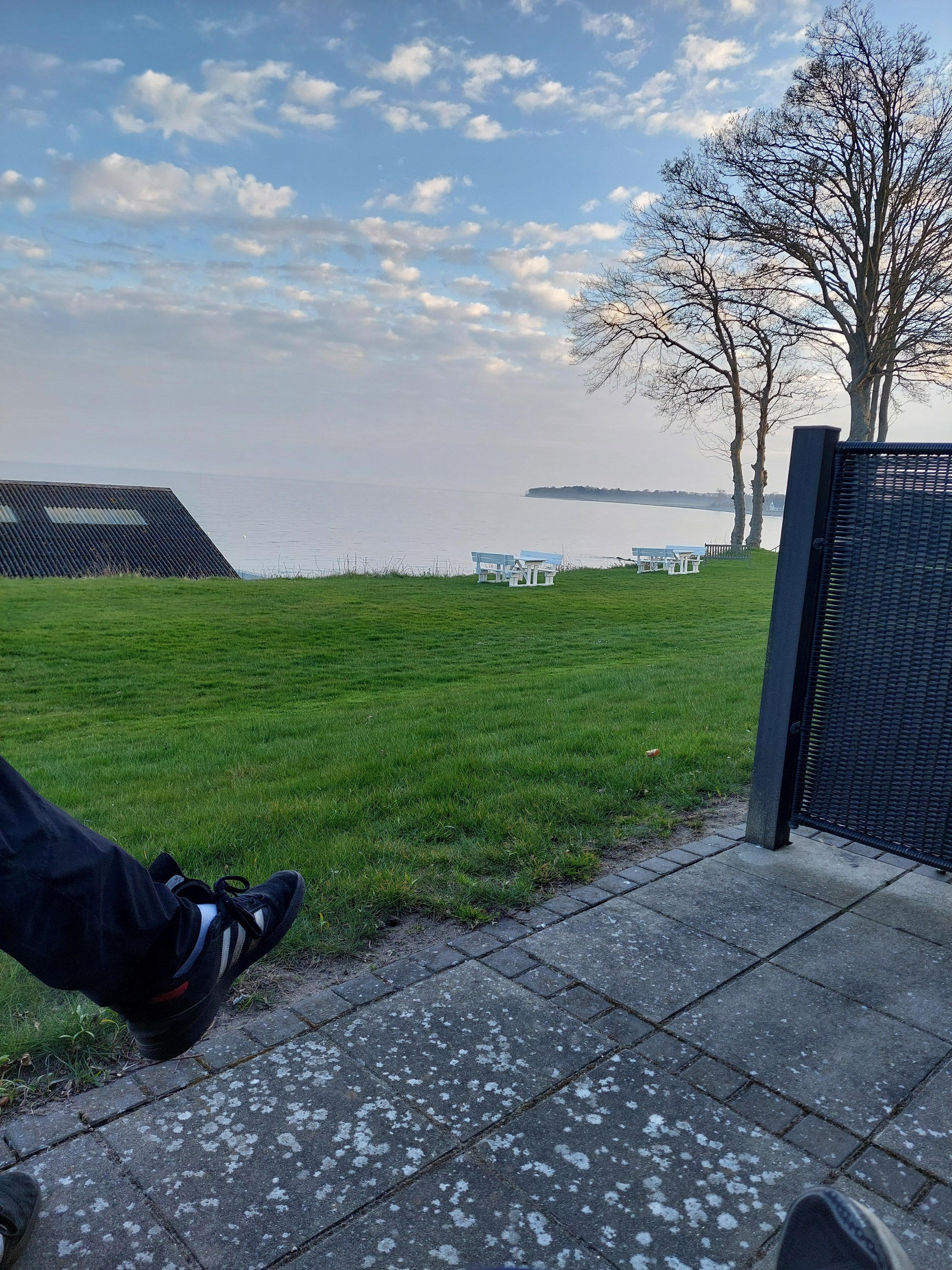 Udsigten fra værelset/terrassen 