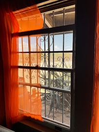 View from inside front.