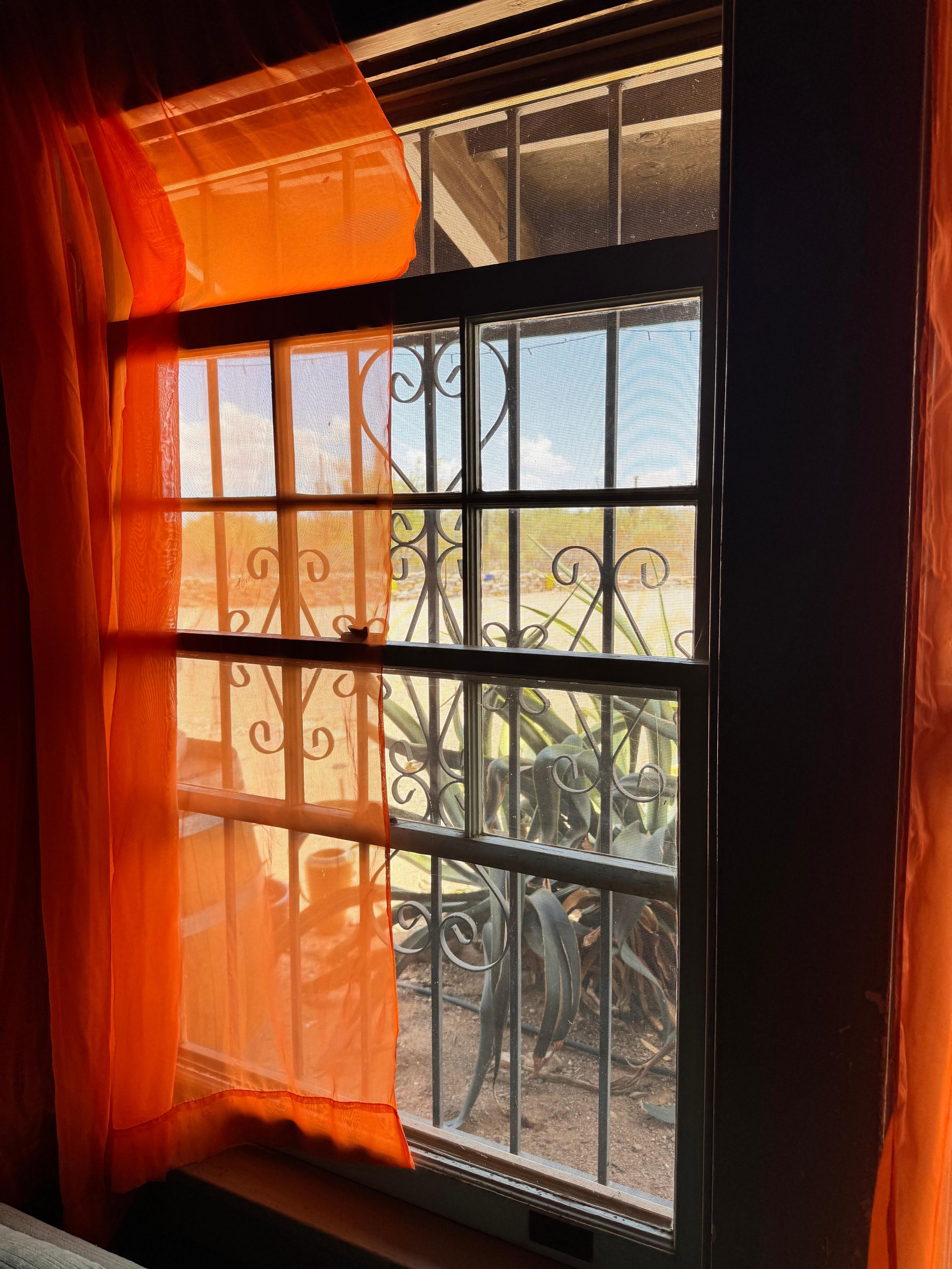 View from inside front.