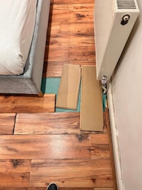 Parquet défoncé