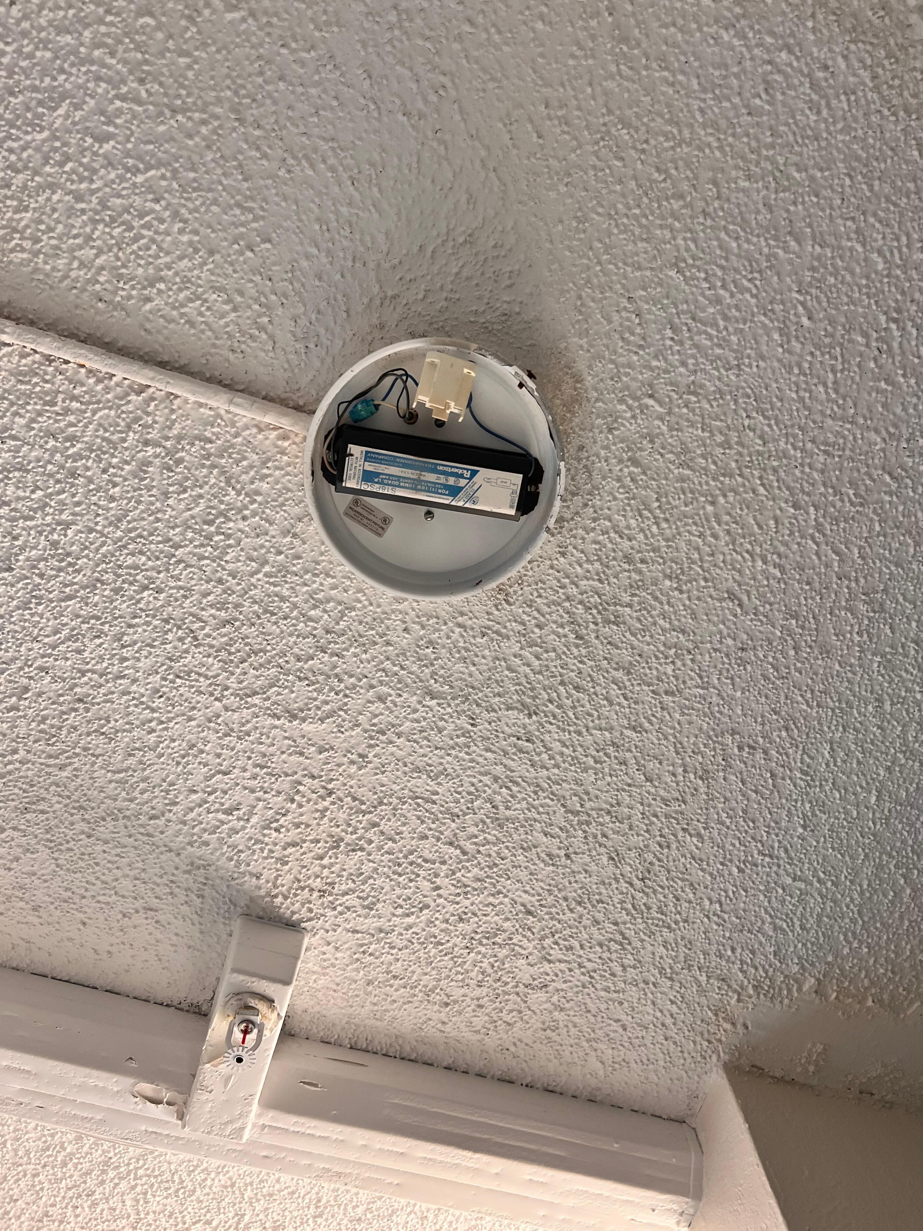 No light in the entry way 