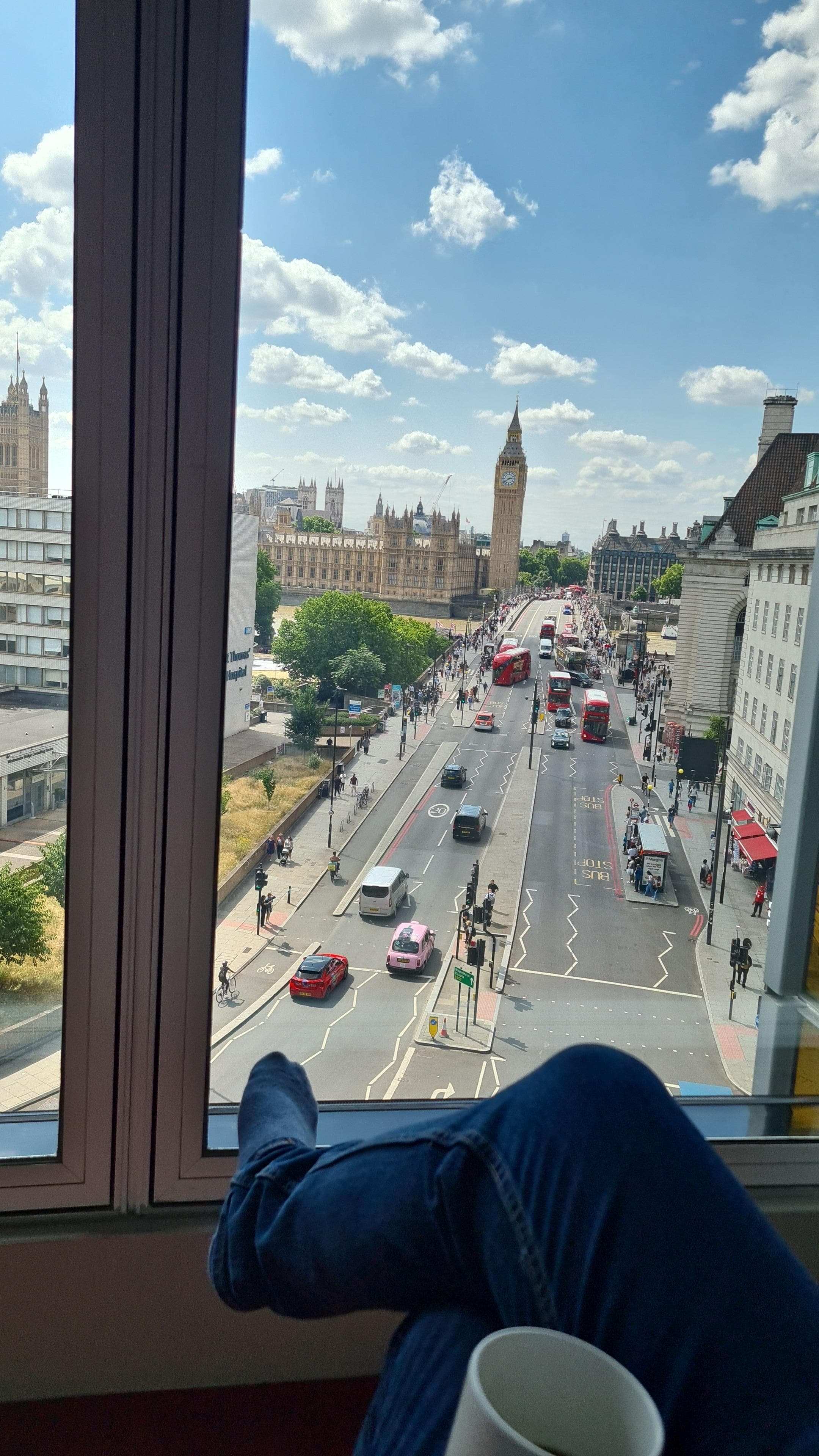 Room 623 with a perfect view.