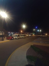 Outside the hotel at 3 am.