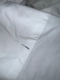 Staining on pillowcase