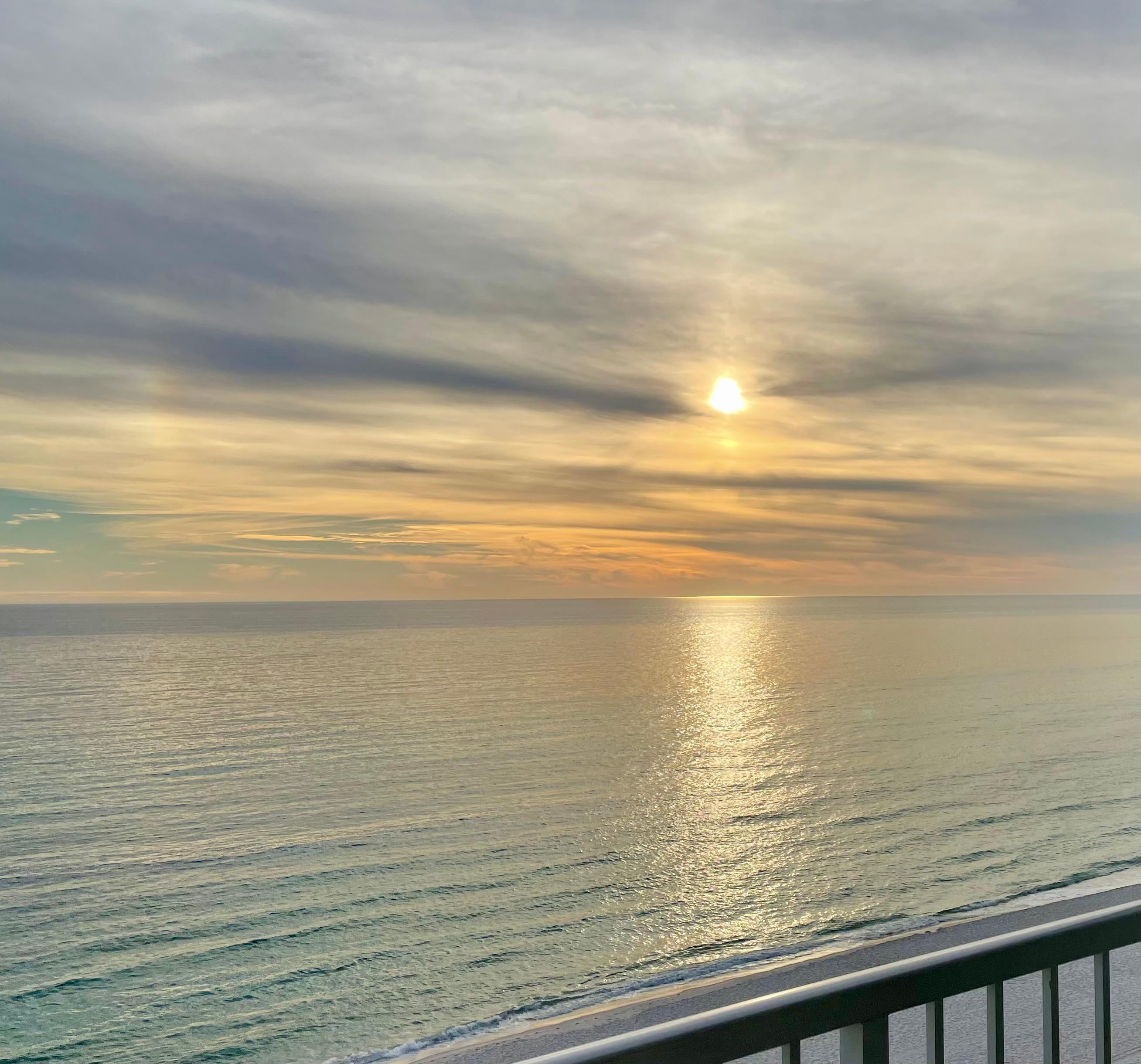 Sunset from our room