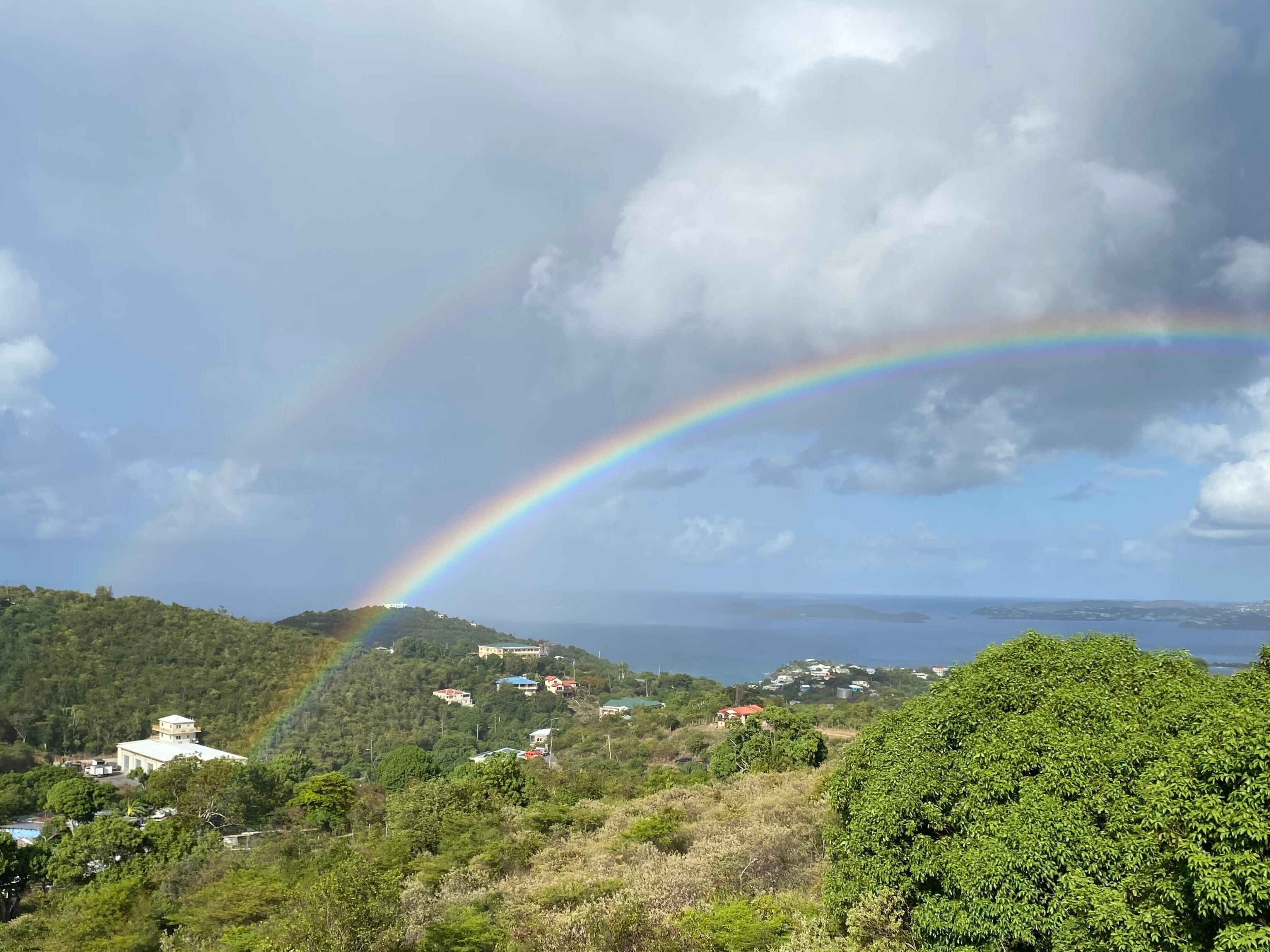 view from the back deck