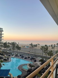From our hotel room deck