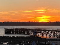 Sunset from Fort Foster