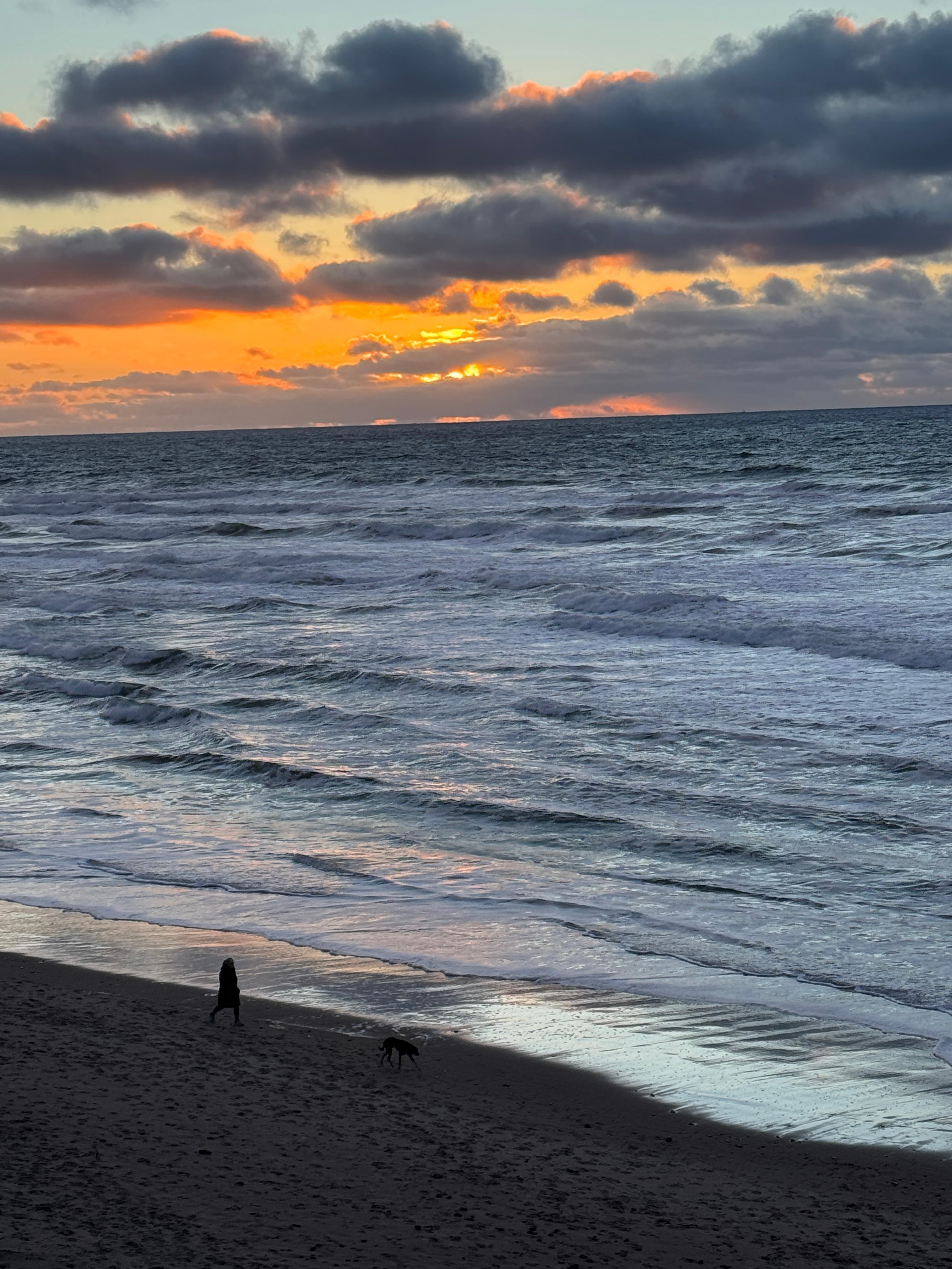 Sunset view from the balcony