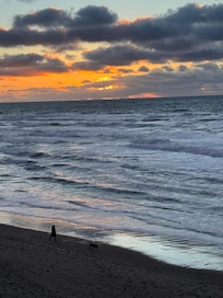 Sunset view from the balcony