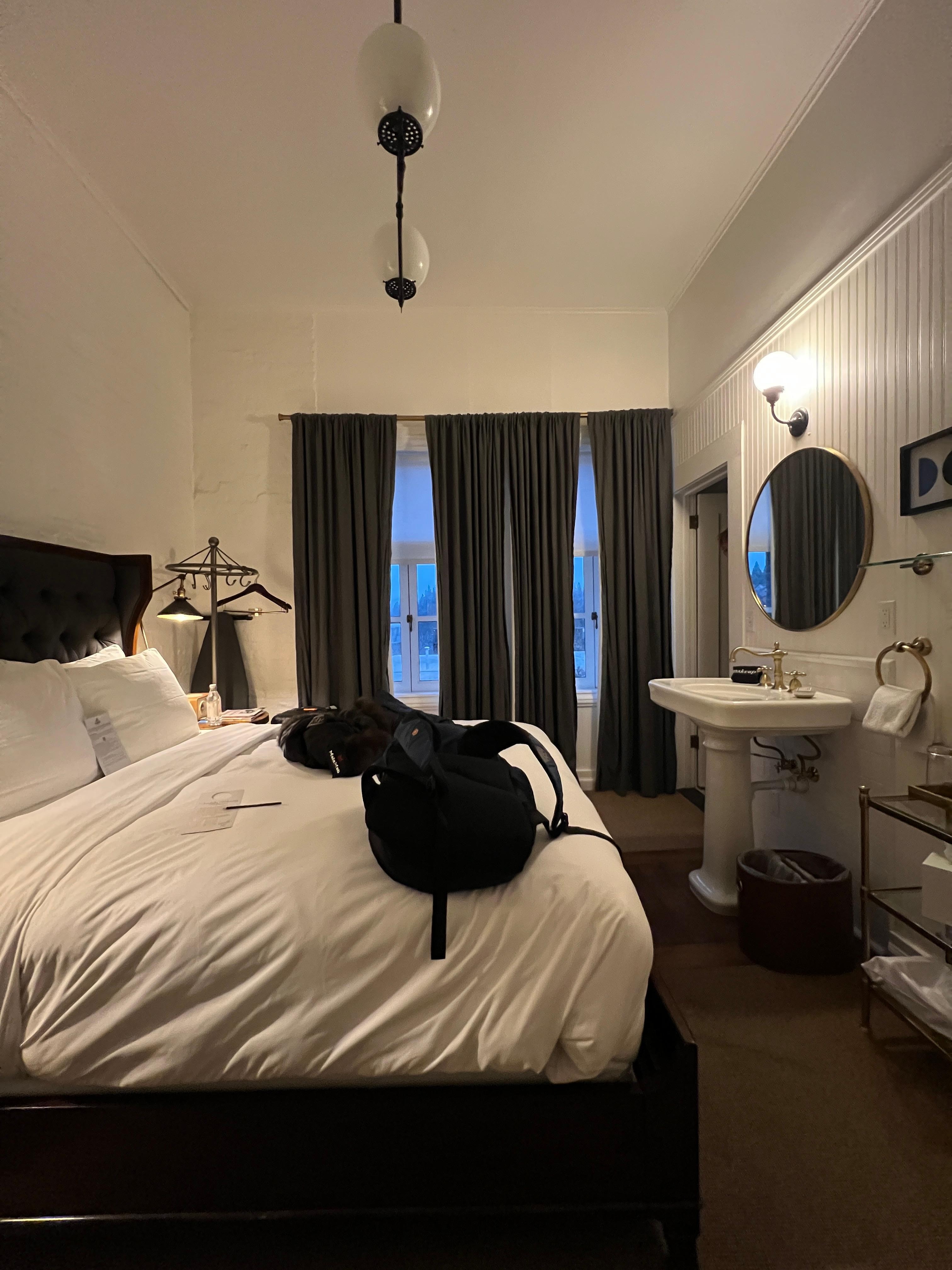 The room from the entrance 